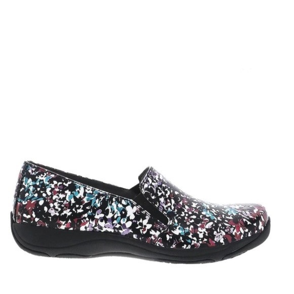 Dansko Shoes - Dansko Nora Petals Leather Slip On Loafer Casual Comfort Shoes Floral Size 37